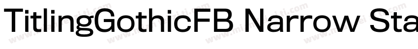 TitlingGothicFB Narrow Standard Reg字体转换